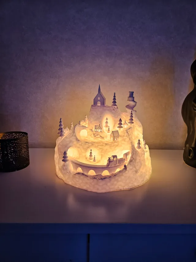 Christmas/Winter Village — Modded for Lights