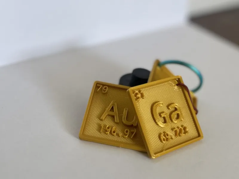 Periodic Table Key Chains All Elements
