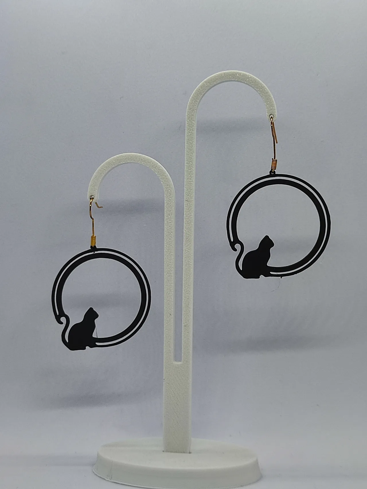 Pendientes Gato Lunar view 3