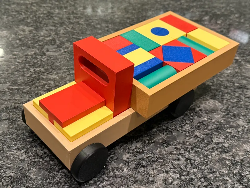 Puzzle Truck & Building Blocks