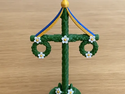 Swedish Midsummer Pole (Majstång)