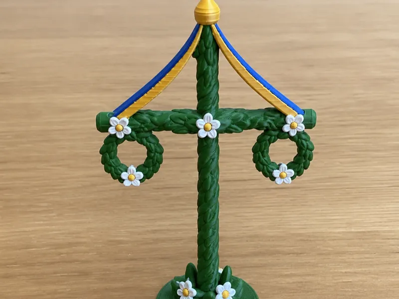 Swedish Midsummer Pole (Majstång)