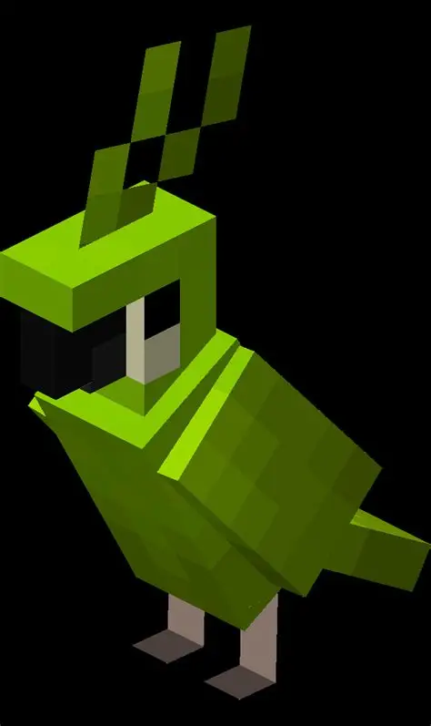 Miniatura 4 do modelo 3D Parrot Minecraft