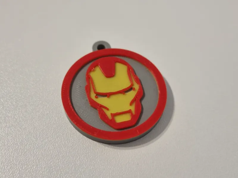 PORTACHIAVI LOGO IRON MAN