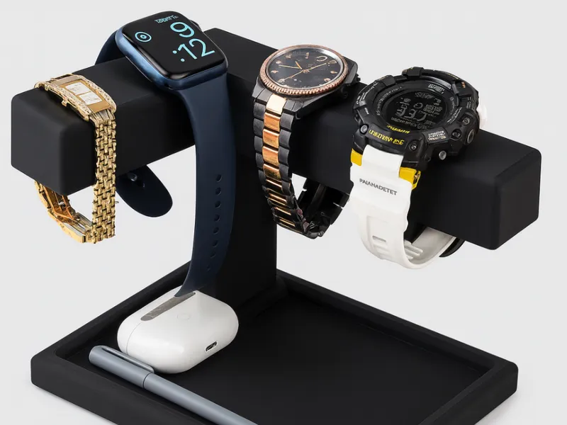 Multi-Watch Stand with Builtin Apple Watch Charger