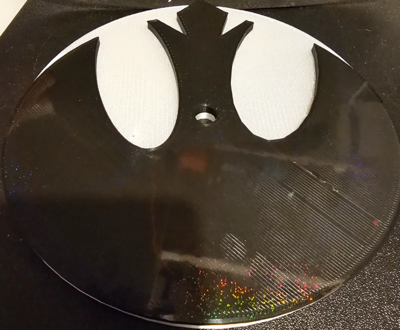 Star Wars Clock - Rebel Alliance, minimalistic 