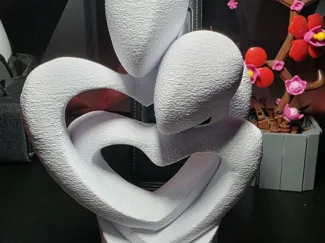 Scultura Coppia Abbracciata 