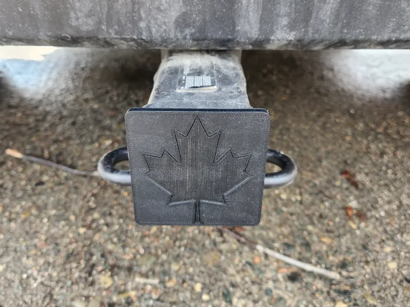 Canada Maple Leaf Trailer Hitch Receiver Cover 