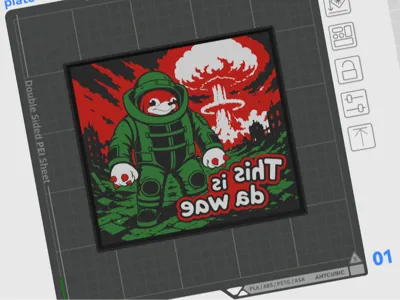 EOD Do u no da wae light box
