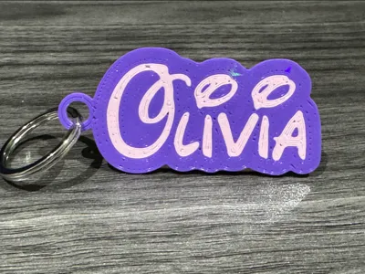 Olivia - Disney Name Keychain