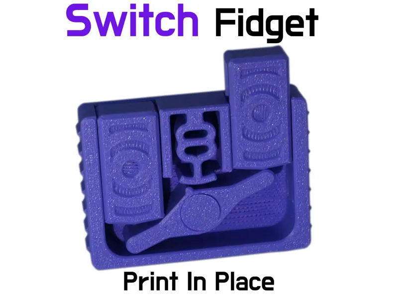 Switch Fidget (Print In Place)