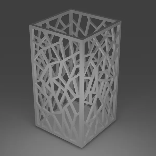 Bougeoir rectangulaire