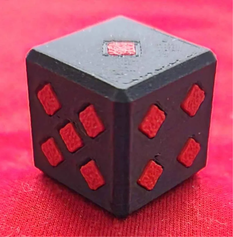 multi-color dice 16mm (diamond dots)