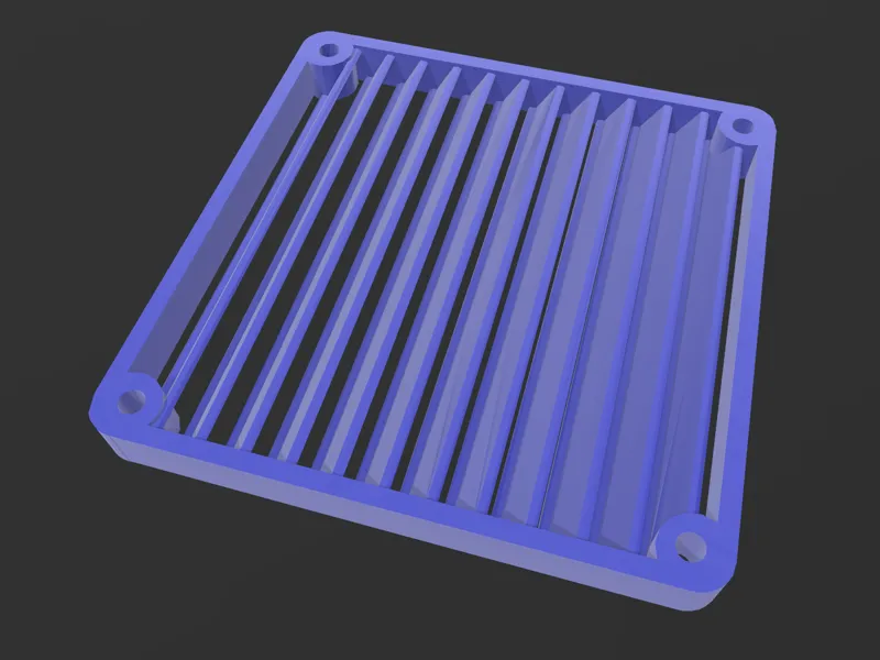 120mm Fan Vent Louver