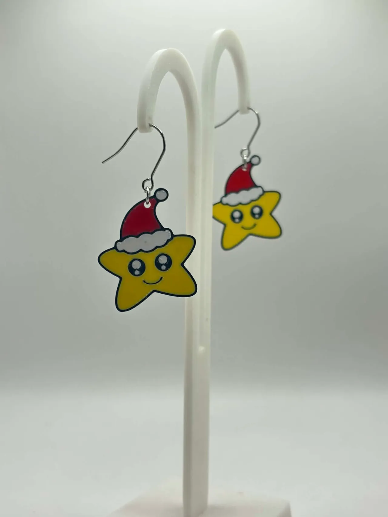 Christmas Star Earrings view 3