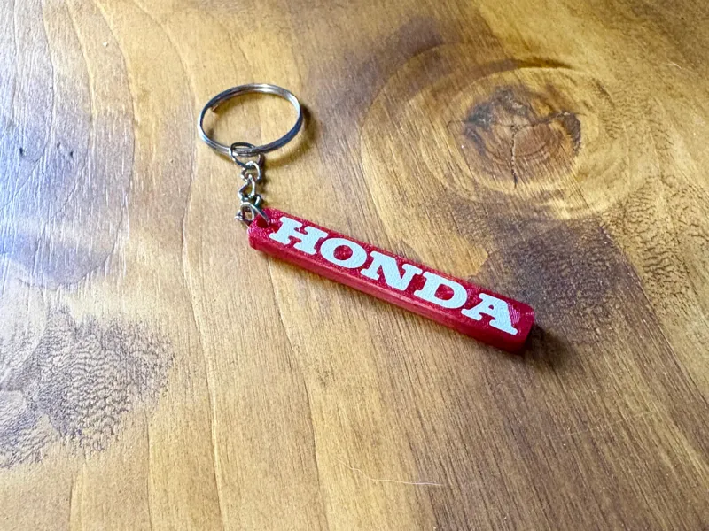 Honda Keychain – Text Logo