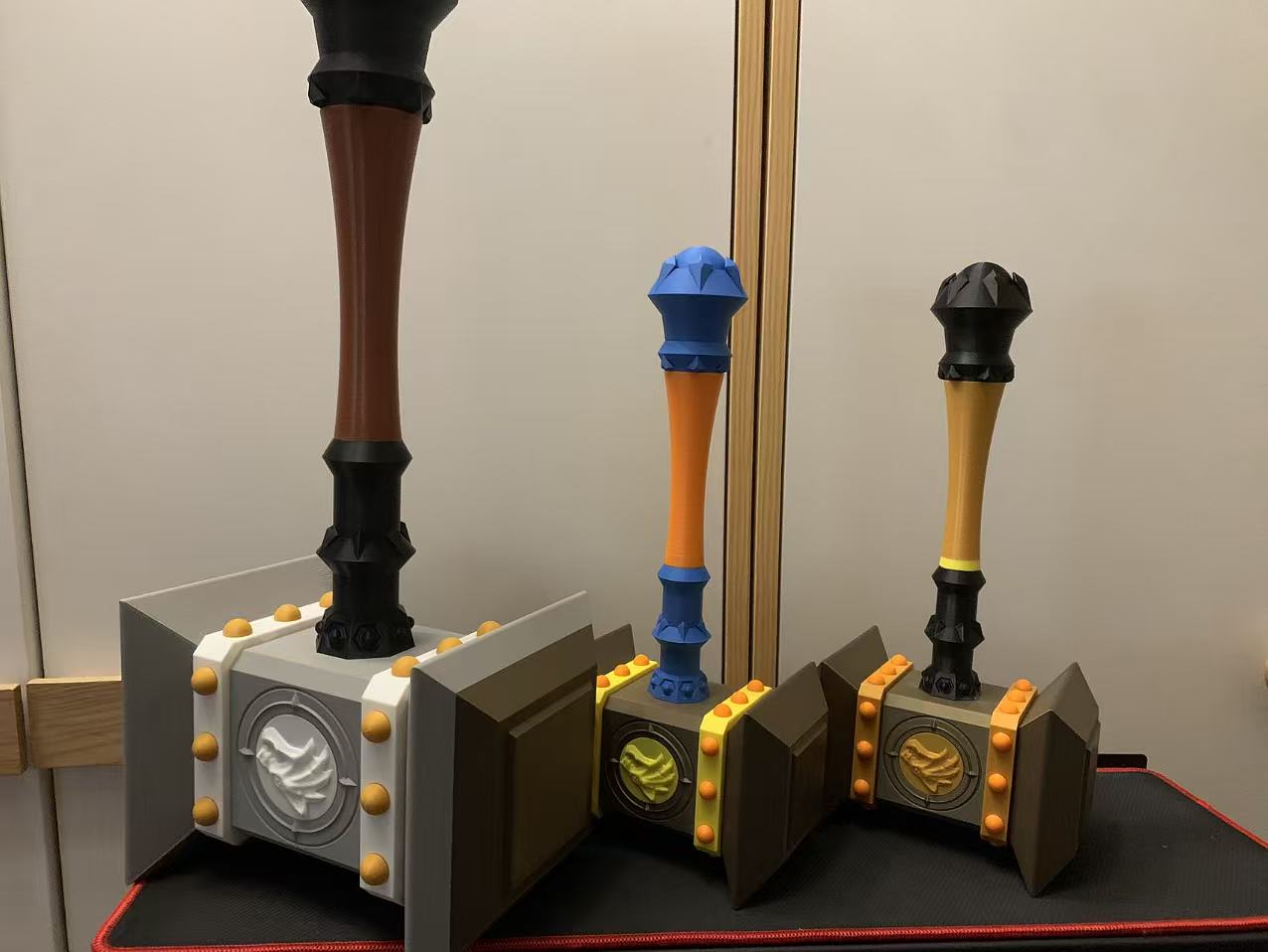 Miniatura 2 do modelo 3D 魔兽世界-毁灭之锤，拆件打印，无需AMS，0支撑