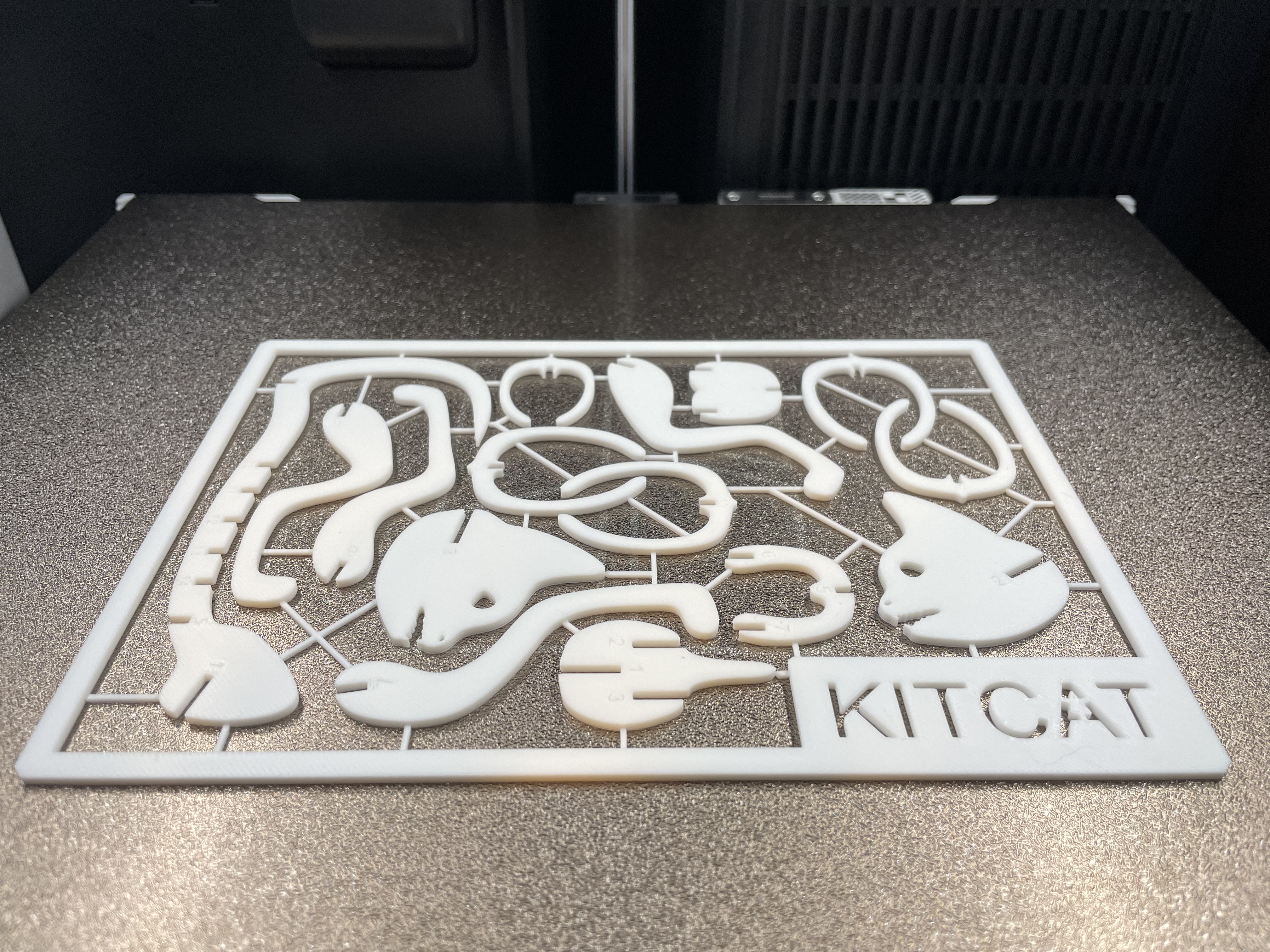 Miniatura 2 do modelo 3D KitCat – Squelette de chat à assembler