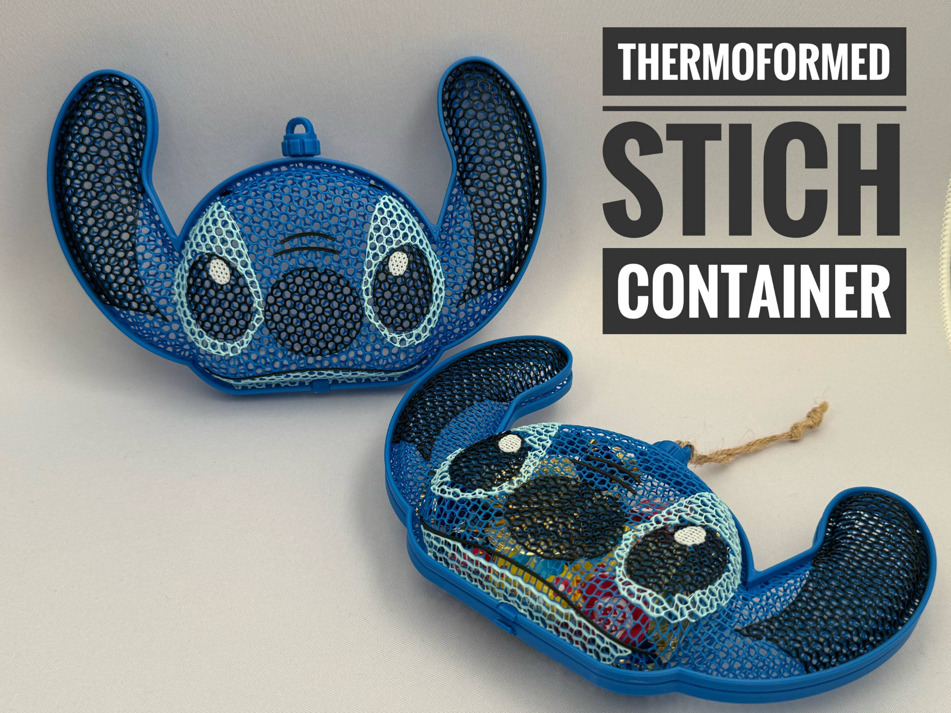 Thermoformed Stich - candy container - 1
