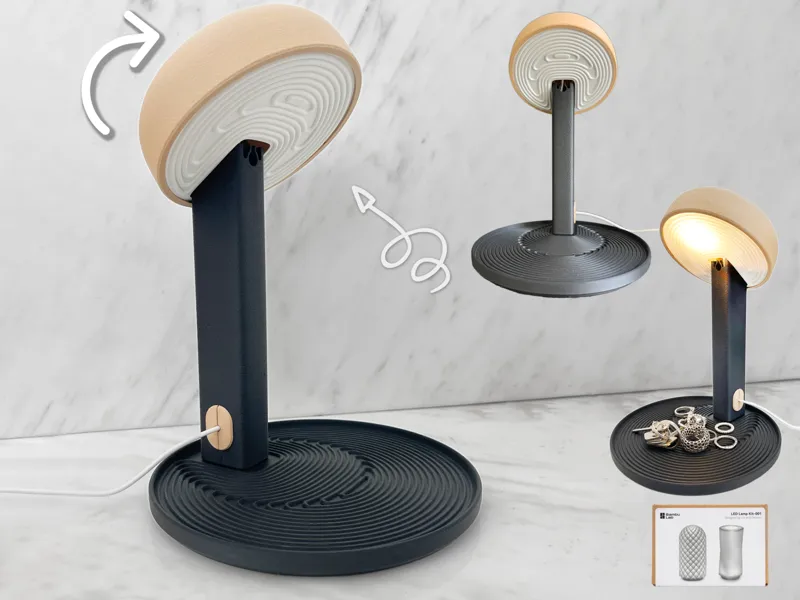 Adjustable Bedside Table Lamp - LED KIT 001