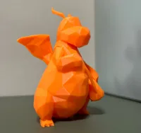 Statue Dragonite low poly (Pokémon) — photo 1