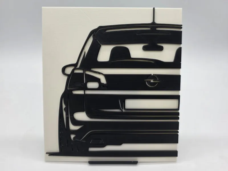 2D Wall Art Opel Vectra C Caravan OPC