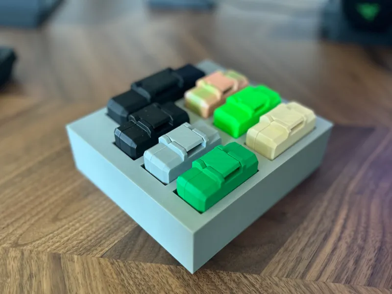 Drawer organizer for print in place boxes