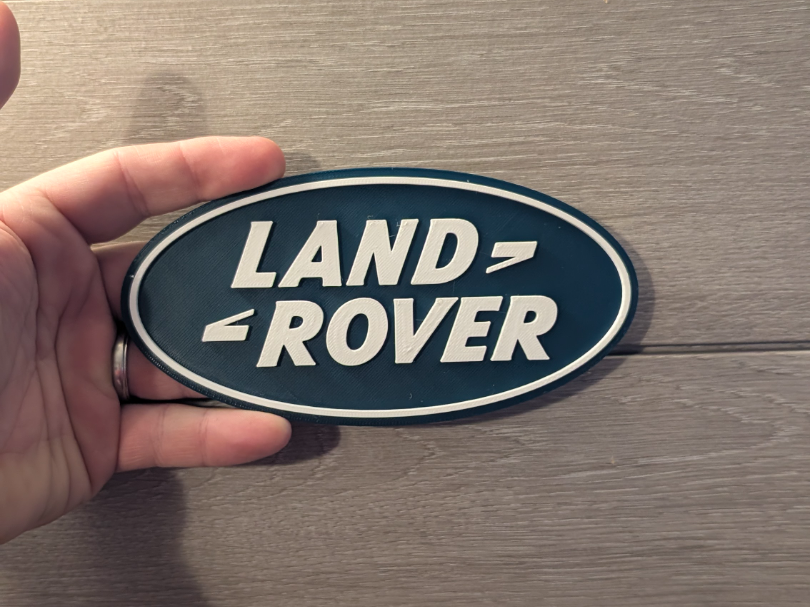 Land Rover logo sign plaque 2-sizes