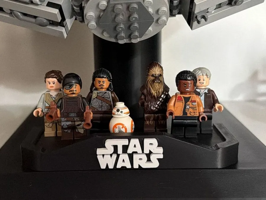 Star Wars mini figure display stand (75257) NO AMS - Free 3D Print ...