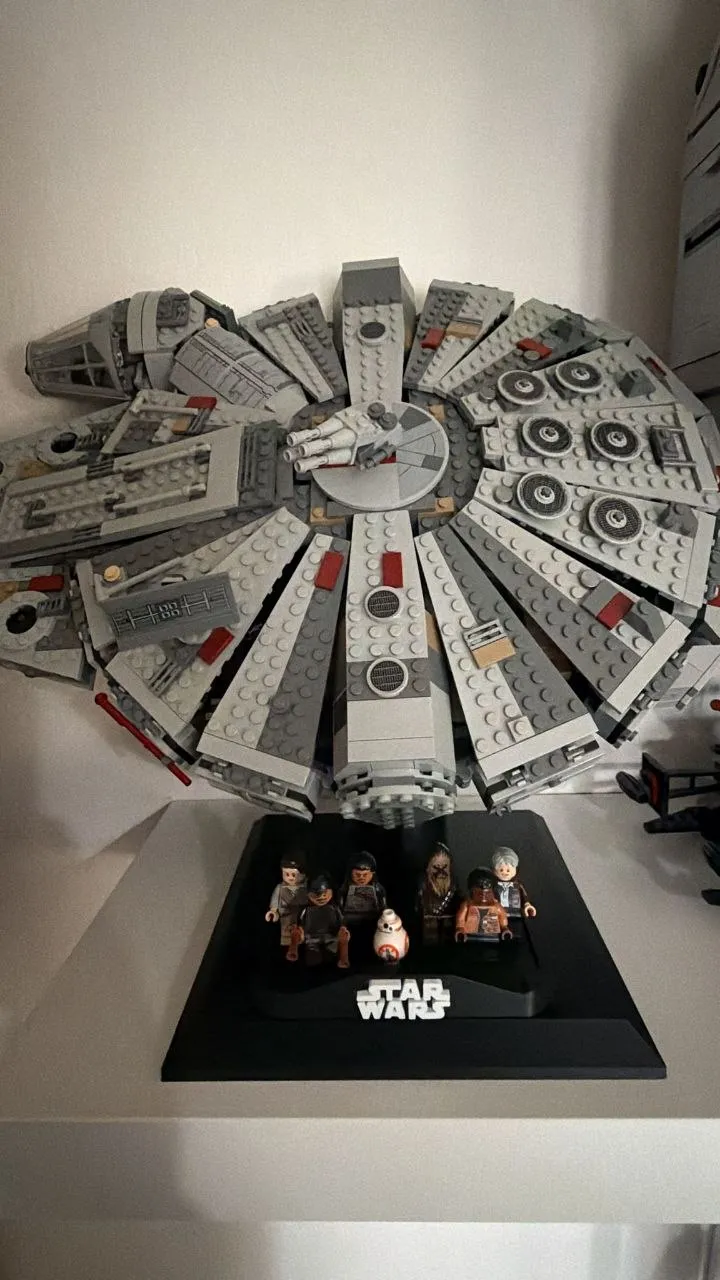 Star Wars mini figure display stand (75257) NO AMS - Free 3D Print ...