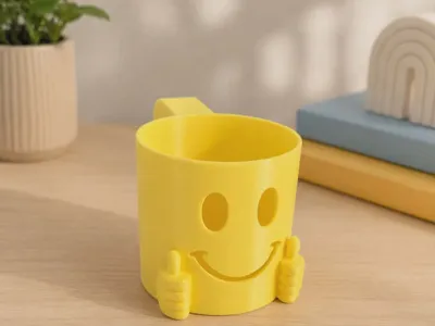 Smiley can holder