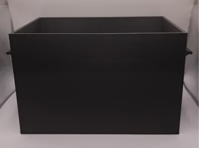 Beer box with handles for 6 bottles