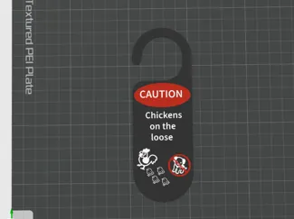 chicken sign