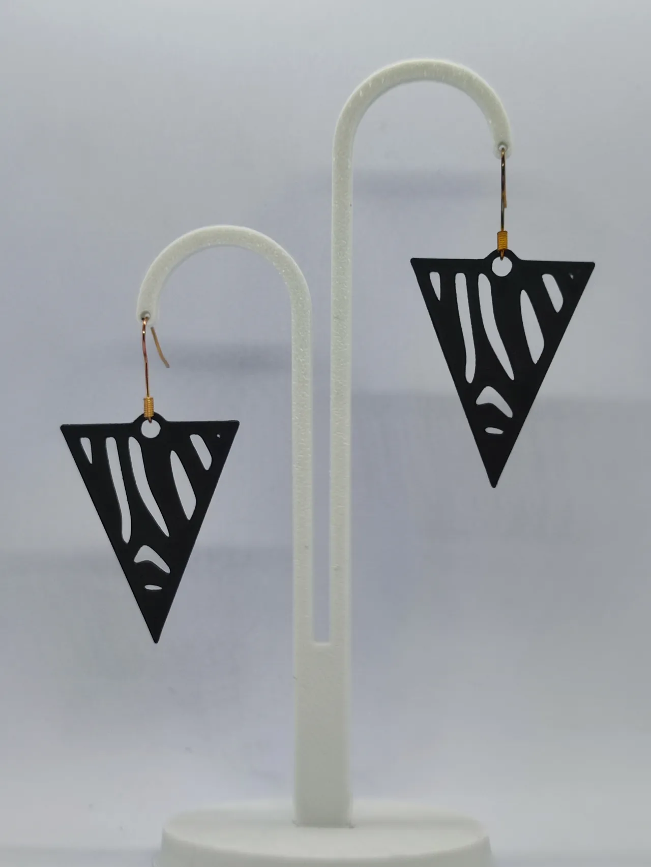 Aretes Zebra Noir view 3