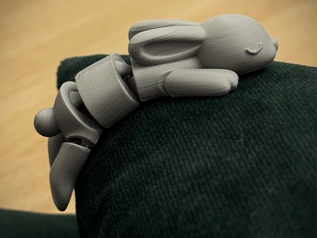 Cute Flexi Sleeping Bunny (Easter)