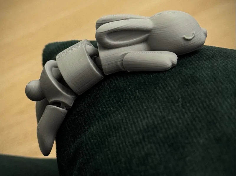 Cute Flexi Sleeping Bunny (Easter)