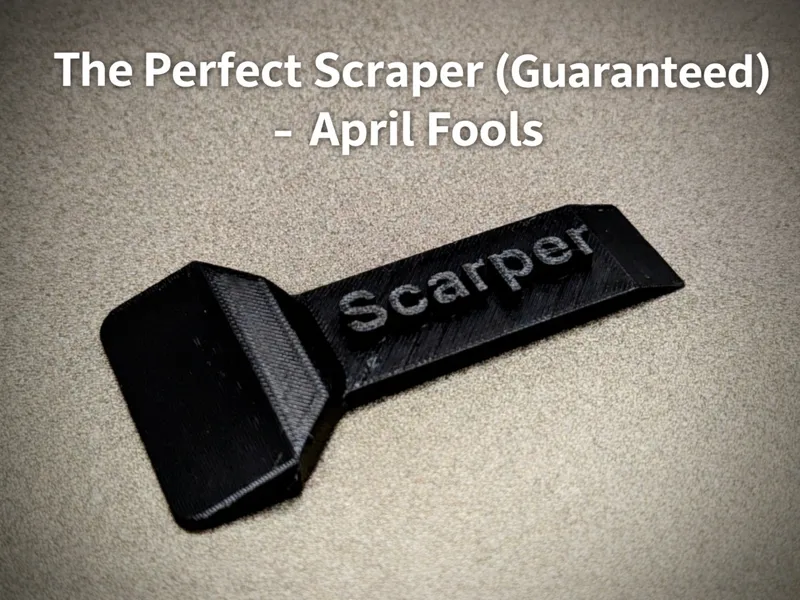 The Perfect Bed Scraper (Guaranteed) – April Fools