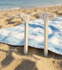 Pince serviette de plage crocodile — photo 2