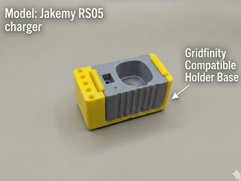 Gridfinity Jakemy RS05 Charger Holder