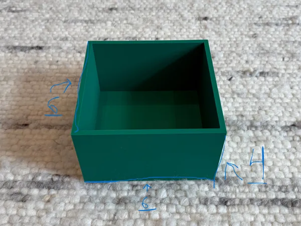 Boîte simple de rangement