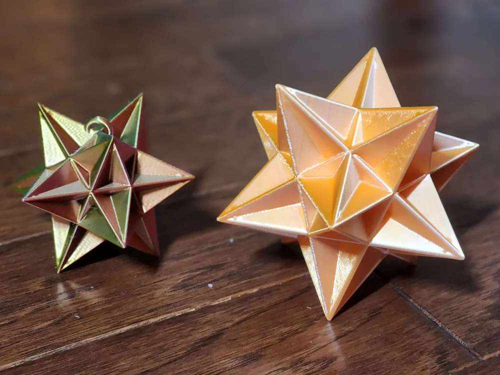 12-Point Star Christmas Ornament by marek MakerWorld: Download Free 3D ...