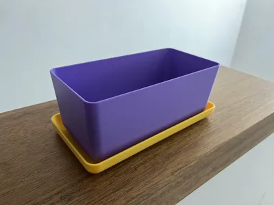 RECTANGULAR PLANT POT