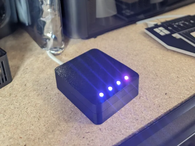 Case for OpenSpool with 4x LEDs