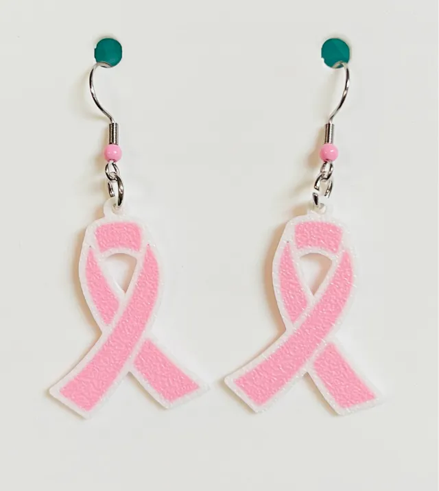 Breast Cancer Awareness Earring