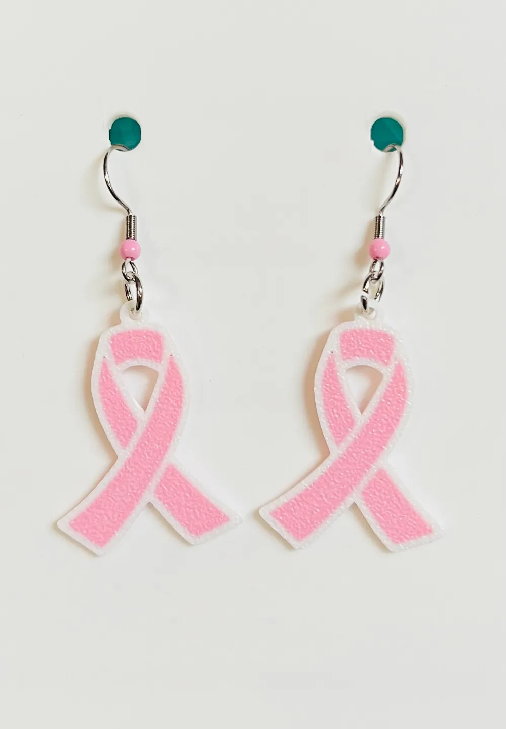 Breast Cancer Awareness Earring view 2