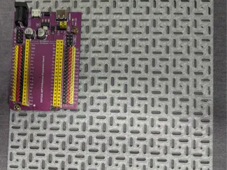 Swirly PCB mounting plate