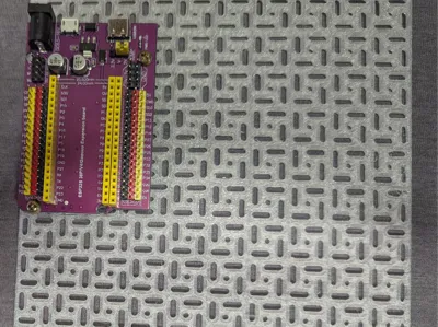 Swirly PCB mounting plate