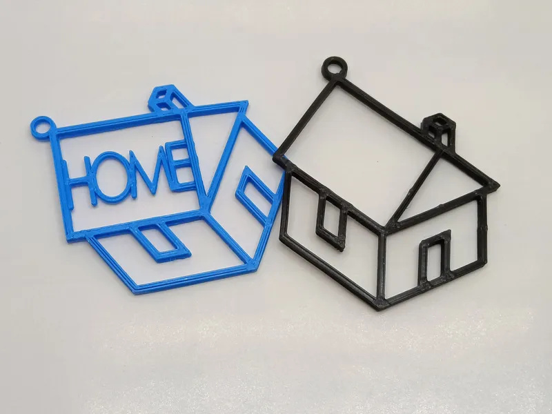 House - isometric Keychain