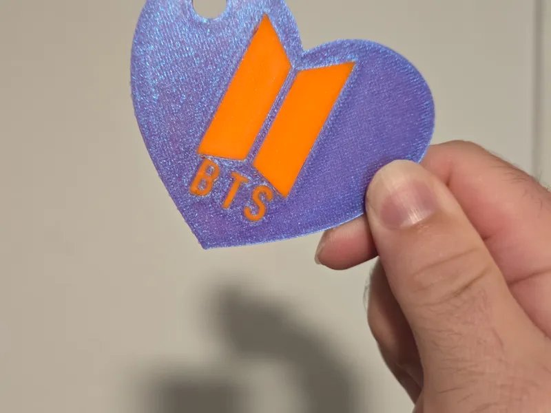 BTS Heart Army Keychain
