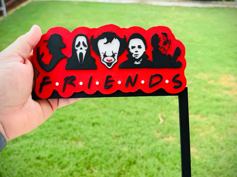 Horror Friends Door Hanger